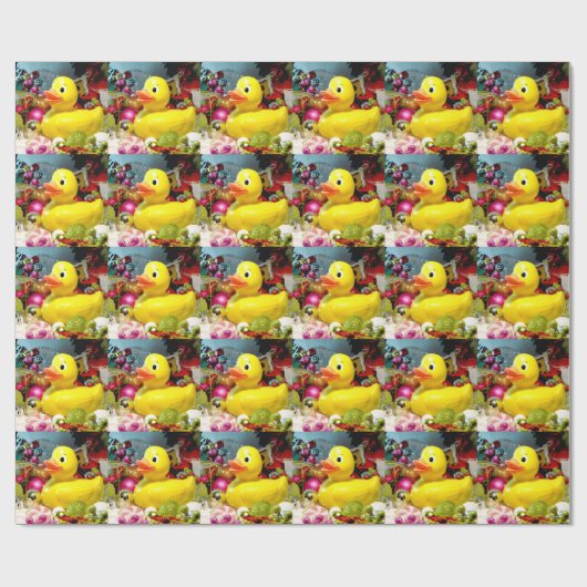 Ducky Kerstmis I Cadeaupapier (Vlak)