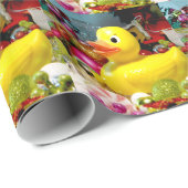 Ducky Kerstmis I Cadeaupapier (Rol Hoek)