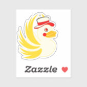 Ducky, koning van de demonen sticker (Vel)