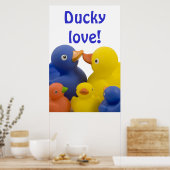 Ducky love - poster (Keuken)