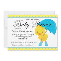 Ducky met Baby shower van de Umbrella