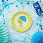 Ducky met Baby shower van de Umbrella Papieren Bordje (Feest)