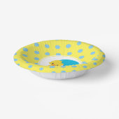 Ducky met Baby shower van de Umbrella Papieren Kommen (Gebogen)