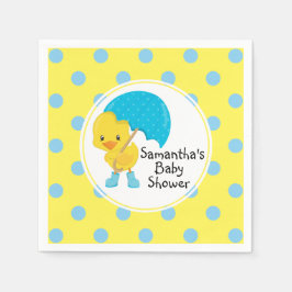 Ducky met Baby shower van de Umbrella Servetten