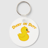 Ducky on Duty Sleutelhanger (Voorkant)