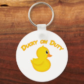 Ducky on Duty Sleutelhanger (Voorkant)