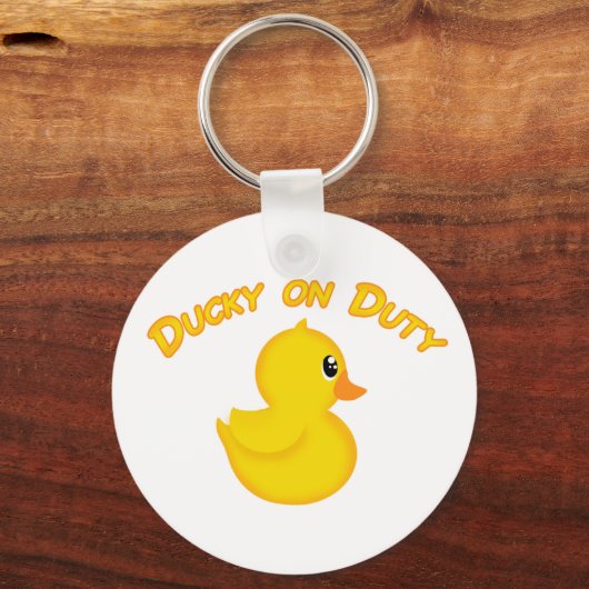 Ducky on Duty Sleutelhanger (Voorkant)