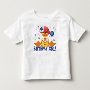 Ducky Party Birthday Girl Kinder Shirts