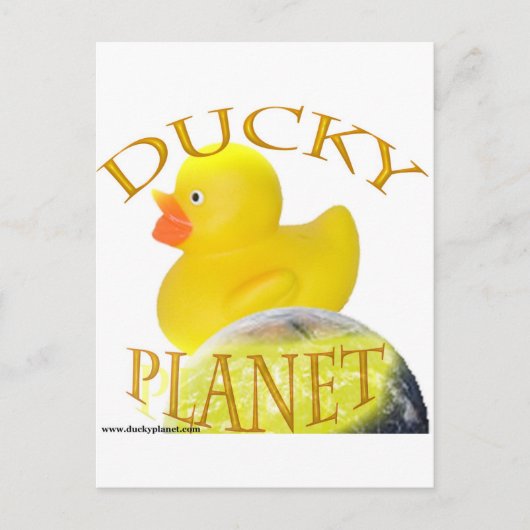 Ducky Planet Logo Briefkaart (Voorkant)