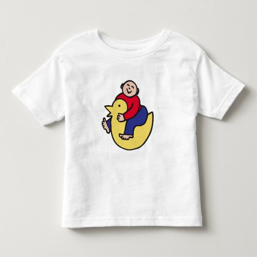 Ducky Rider Kinder Shirts (Voorkant)