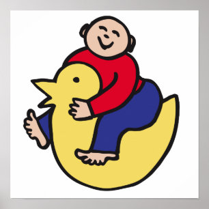 Ducky Rider Poster
