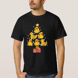 Ducky Rubber Duck Kerstboom T-shirt