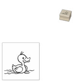 Ducky Rubberstempel (Gestempeld)