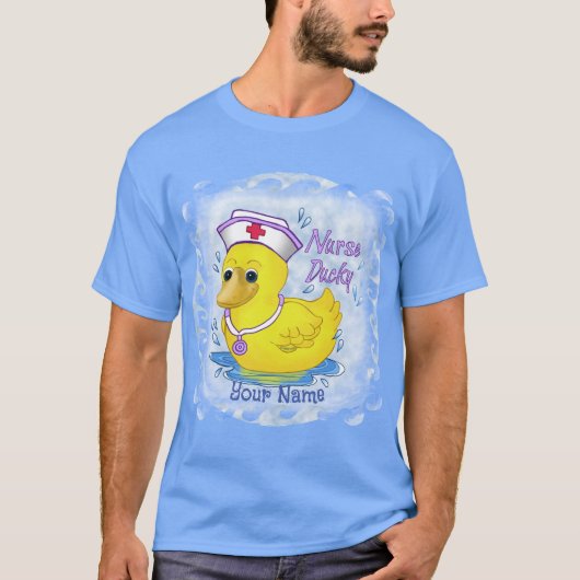 Ducky schattige verpleegster t-shirt (Voorkant)