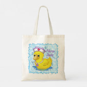 Ducky schattige verpleegster tote bag (Achterkant)