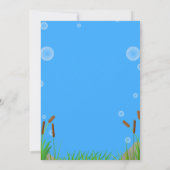 Ducky verjaardagsuitnodiging kaart (Achterkant)