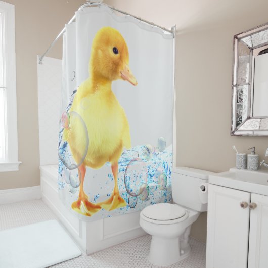 DUCKYbubblebath douchegordijn | m3galleryStudio (In situ)