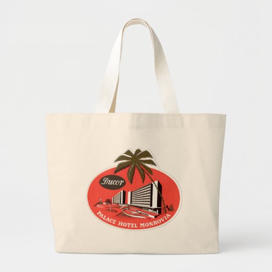 Ducor Palace Hotel Monrovia Grote Tote Bag (Voorkant)
