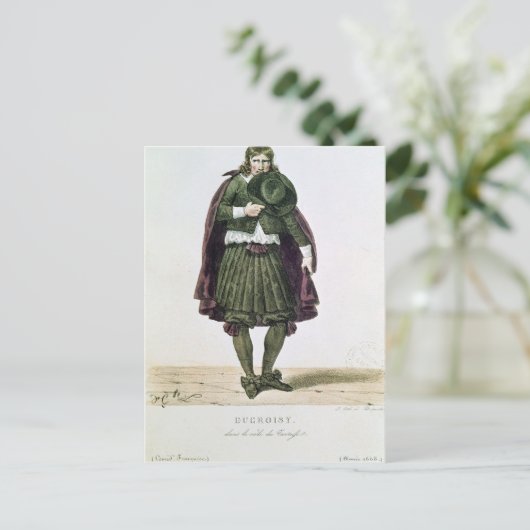 Ducroisy in de titel van Tartuffe Briefkaart (Staand voorkant)