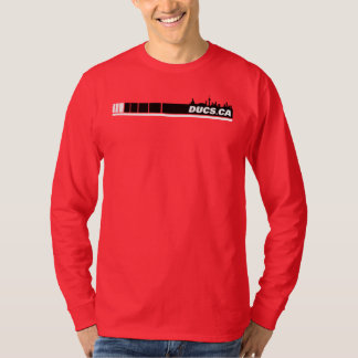 Ducs.ca Shirt met tandwielen (rood)