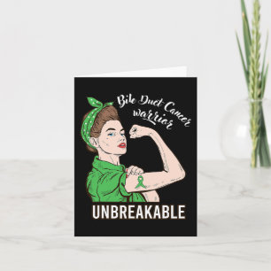 Duct Cancer Warrior Onbreekbare Sterke Vrouwen Ove Kaart