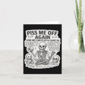 Duct Duct Tape Skelet Grappig Sarcastisch Hallowee Kaart (Voorkant)