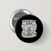 Duct Duct Tape Skelet Grappig Sarcastisch Hallowee Ronde Button 5,7 Cm (Voorkant /achterkant)