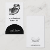 Duct Elbow Visitekaartje (Voorkant / Achterkant)