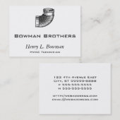 Duct Elbow Visitekaartje (Voorkant / Achterkant)