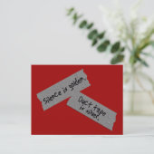Duct tape-Briefkaart Briefkaart (Staand voorkant)