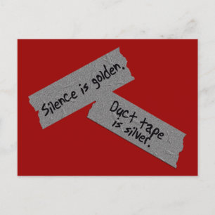 Duct tape-Briefkaart Briefkaart