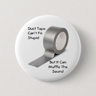 Duct Tape-Button Ronde Button 5,7 Cm
