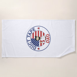 Duct Tape Dad - Beach Towel Strandlaken