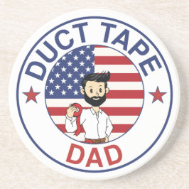 Duct Tape Dad - Coaster Zandsteen Onderzetter