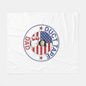 Duct Tape Dad - Fleece Blanket Deken (Voorkant (Horizontaal))