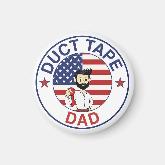 Duct Tape Dad - Magnet (Voorkant)