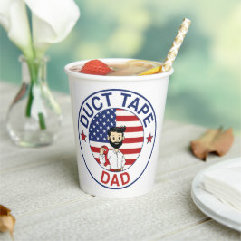 Duct Tape Dad - Paper cup Papieren Bekers
