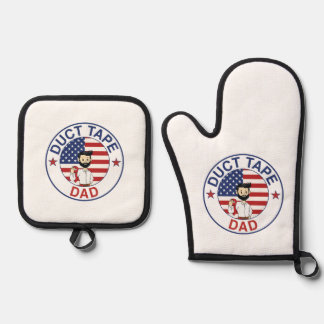 Duct Tape Dad - Pot Holders Ovenwant & Pannenlap Set