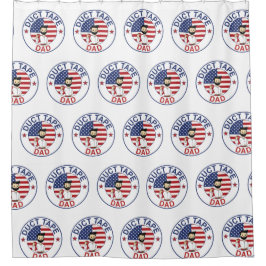 Duct Tape Dad - Shower Curtain Douchegordijn