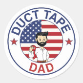 Duct Tape Dad - Sticker Vellen (Voorkant)
