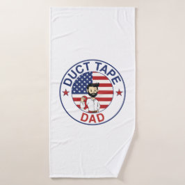 Duct Tape Dad - Towel Bad Handdoek