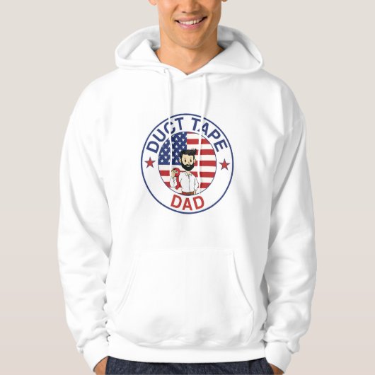 Duct Tape Dad - trui Hoodie (Voorkant)