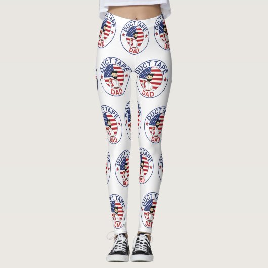 Duct Tape Dad - Yogabroek Leggings (Voorkant)