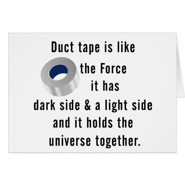 Duct tape, Engineering humor (Voorkant Horizontaal)