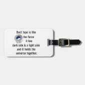 Duct tape, Engineering humor Bagagelabel (Voorkant horizontaal)