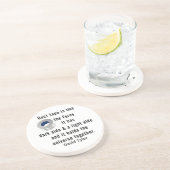 Duct tape, Engineering humor Zandsteen Onderzetter (Zijkant)