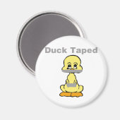 Duct Tape Humor Geel Duck Taped Magneet (Voorkant / Achterkant)