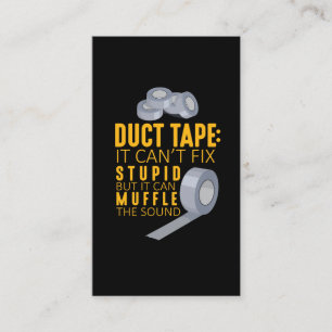 Duct-tape kan de stuitbare Sarcasm Craftsman-Humor Visitekaartje