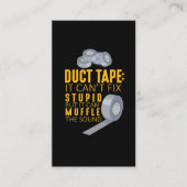 Duct-tape kan de stuitbare Sarcasm Craftsman-Humor Visitekaartje (Voorkant)