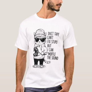 Duct Tape Kan Stomheid Niet Repareren Maar Ik Wel T-shirt
